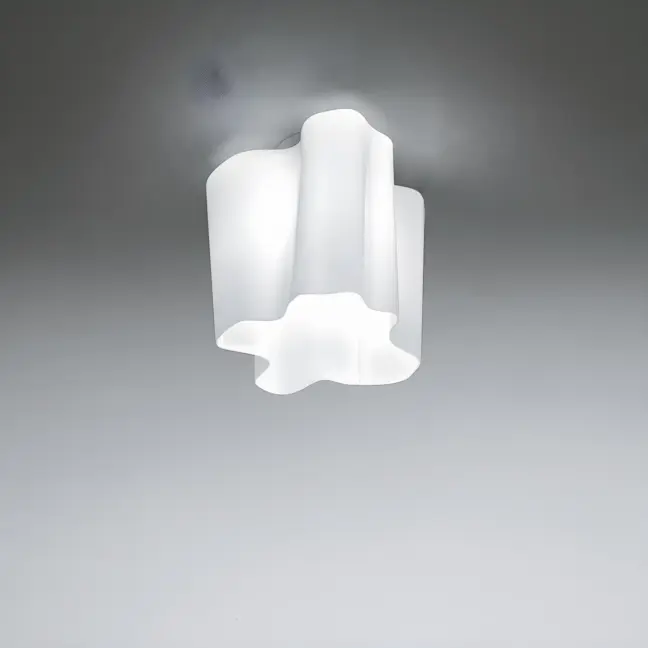 Stylowa lampa sufitowa Logico Signola Soffitto z eleganckim szklanym kloszem
