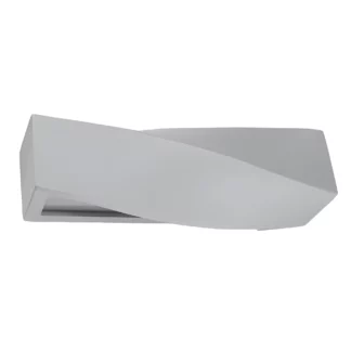 Szary ceramiczny kinkiet Sigma świecący w górę i w dół