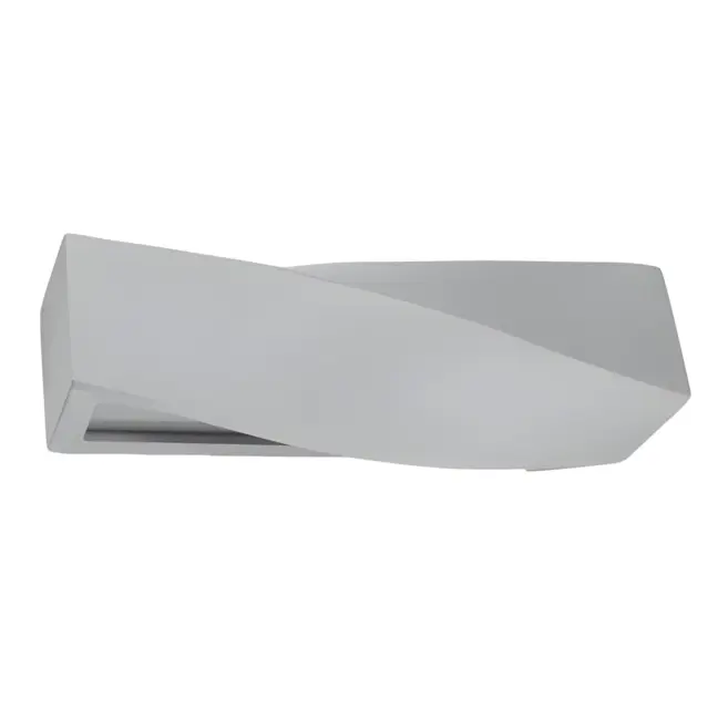 Szary ceramiczny kinkiet Sigma świecący w górę i w dół