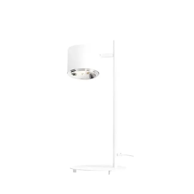 Nowoczesna biała lampa biurkowa Bot