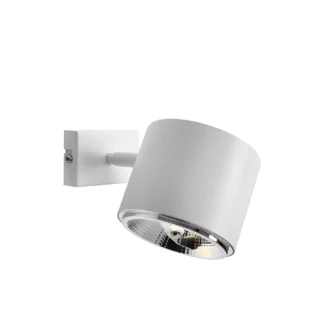 Regulowany kinkiet Bot w kolorze białym