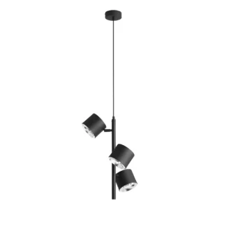 Wisząca lampa Bot 3 Vertical z regulowanymi kloszami