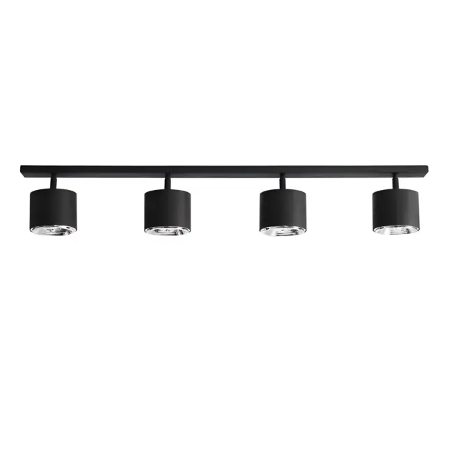 Czarna lampa sufitowa Bot 4