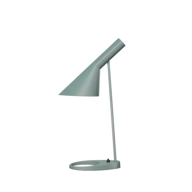 Biurkowa lampa AJ w kolorze szałwii od Louis Poulsen