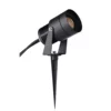 Czarny reflektor ogrodowy Garden 24, 3W LED, IP44