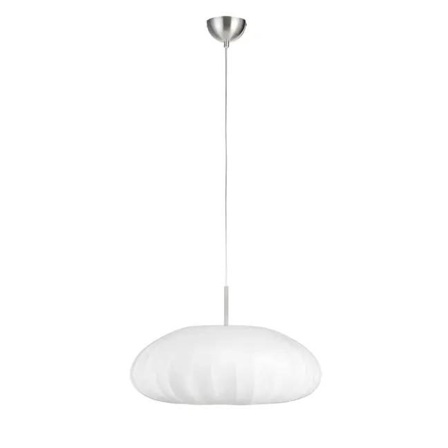 Wisząca lampa Mist z białym abażurem