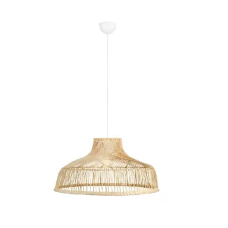 Wisząca lampa Bali z rattanu w stylu boho