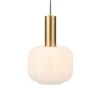 Wisząca lampa Sober S z mlecznym kloszem