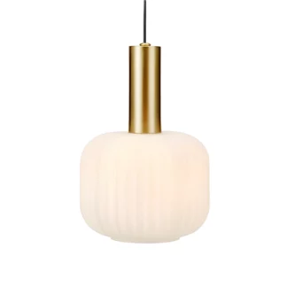 Wisząca lampa Sober S z mlecznym kloszem