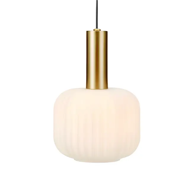 Wisząca lampa Sober S z mlecznym kloszem