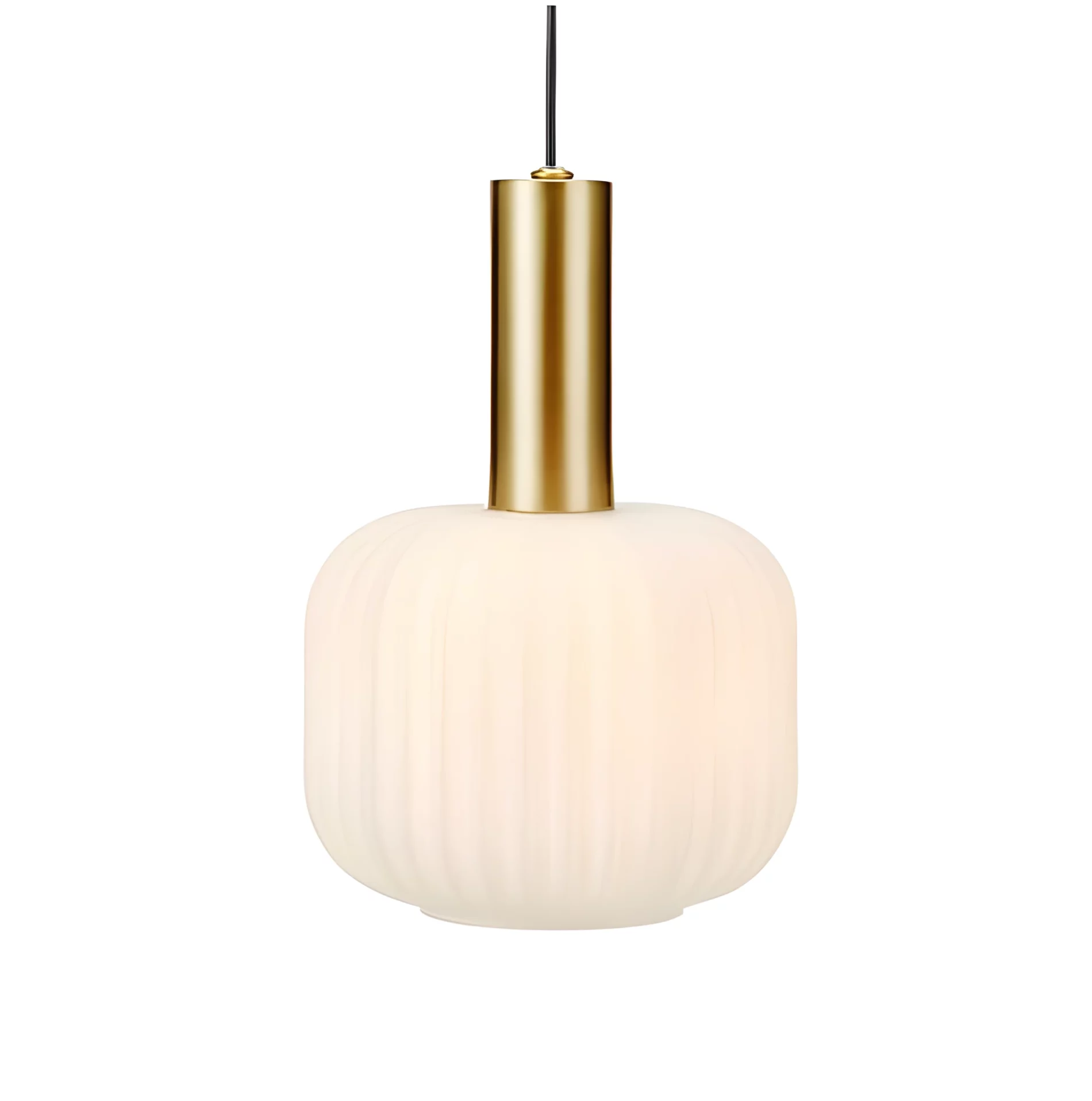 Wisząca lampa Sober S z mlecznym kloszem