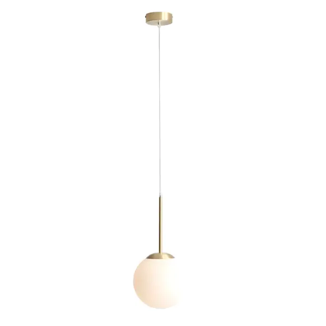 Wisząca lampa Bosso S w kolorze mosiądzu