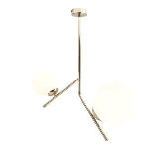 Złota lampa sufitowa Gallia 2