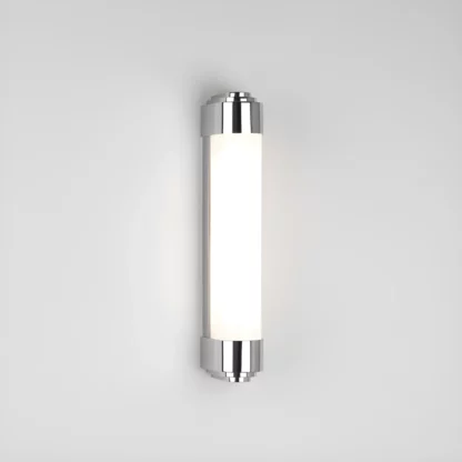Kinkiet Belgravia w stylu chromowanym z oświetleniem LED i klasą szczelności IP44