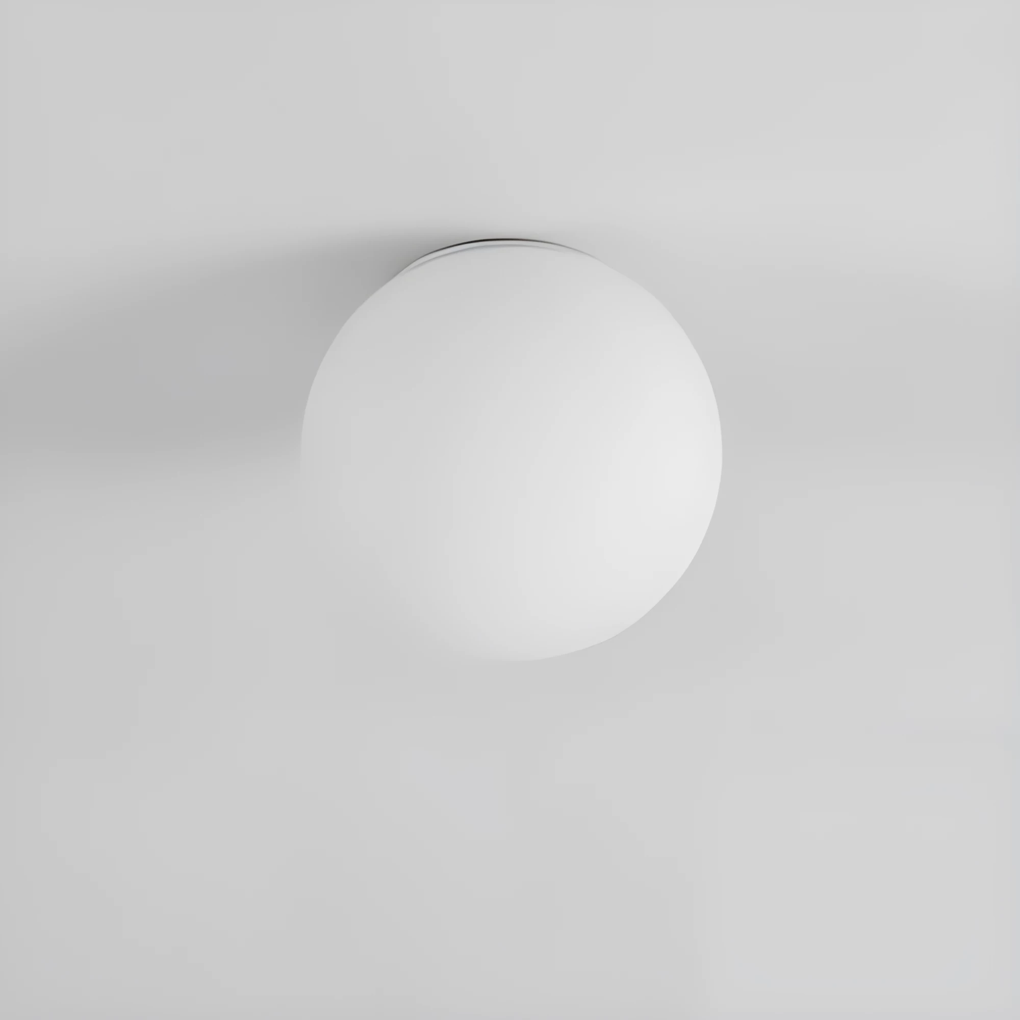 Lampa sufitowa lub kinkiet Dioscuri Parete / Soffitto z szklanym kloszem i klasą szczelności IP44