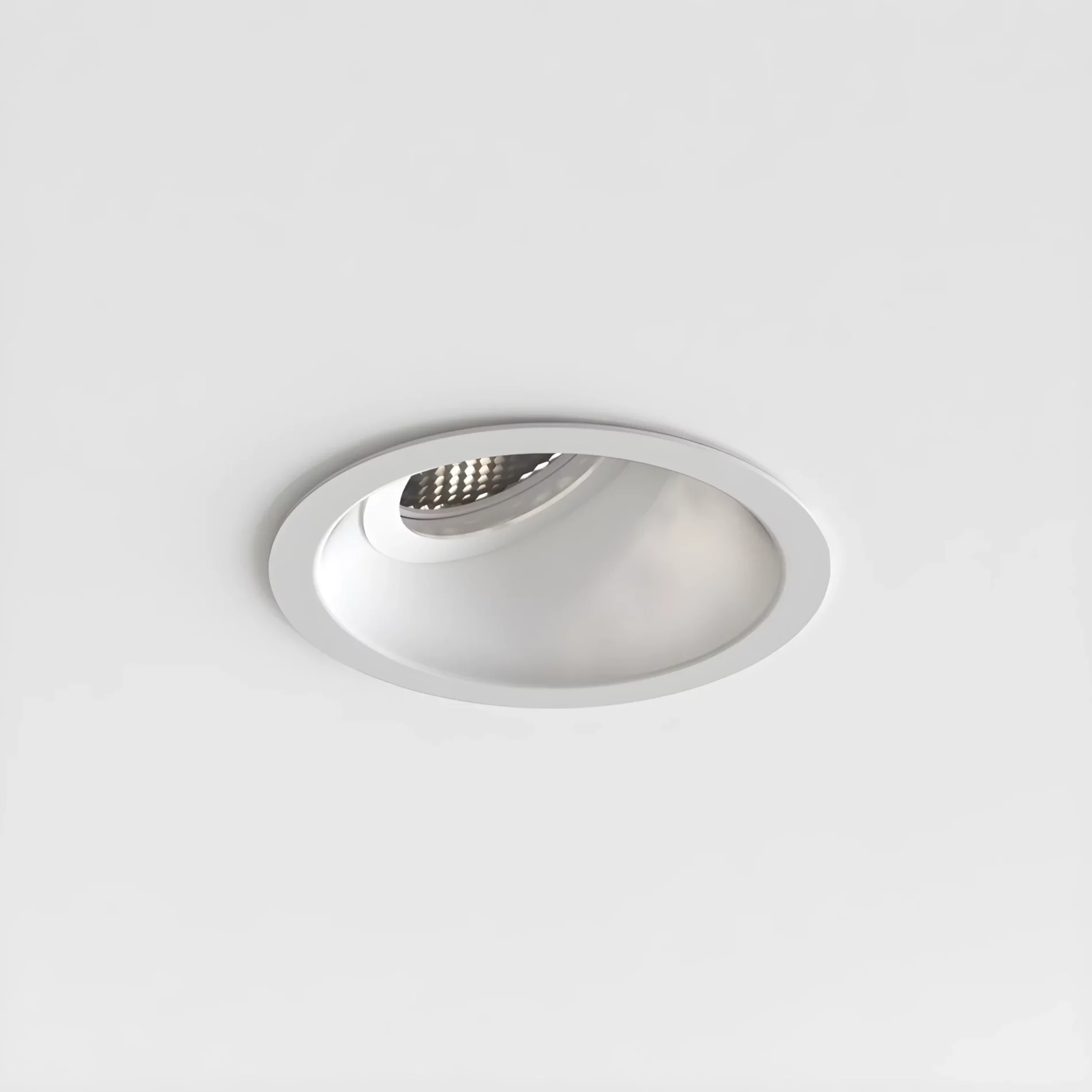 Biała oprawa sufitowa Minima Slimline 25 o klasie szczelności IP65