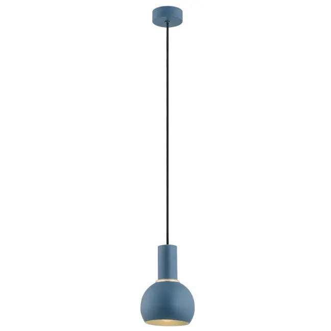 Granatowa kula - lampa wisząca Sines