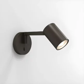 Brązowy kinkiet Ascoli Swing z możliwością regulacji