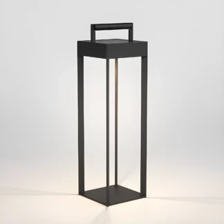 Wysoki solarny lampion Kuro 450, odporny na warunki atmosferyczne (IP44)