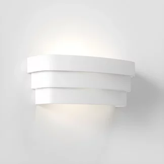 Ceramiczny kinkiet Amas 320 w białym kolorze