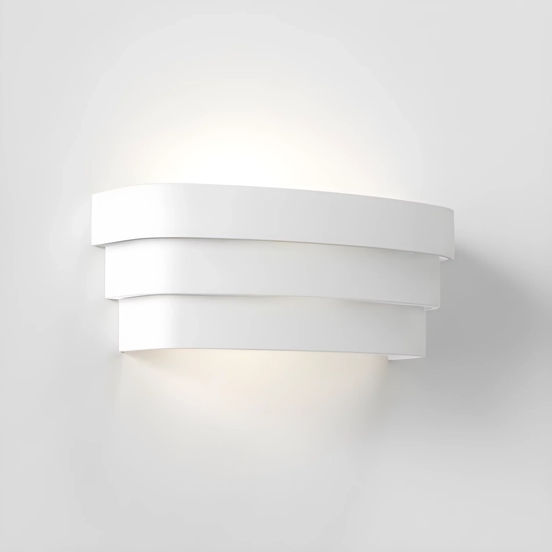 Ceramiczny kinkiet Amas 320 w białym kolorze