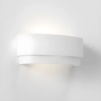 Biały kinkiet Amat 320 z ceramiki