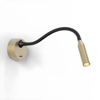 Złoty kinkiet Lucca Surface LED do czytania