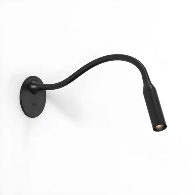 Czarny kinkiet Lucca Recessed LED