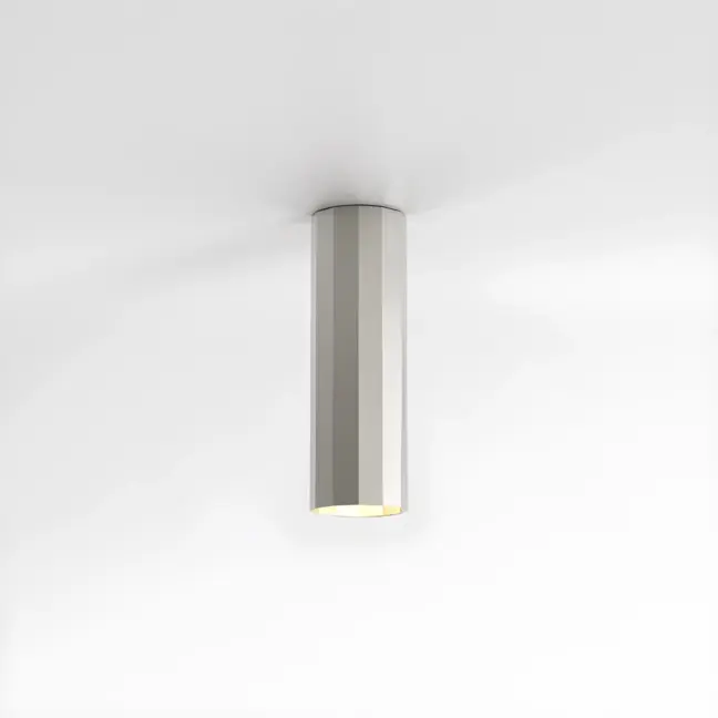 Srebrna tuba – lampa sufitowa Hashira 250