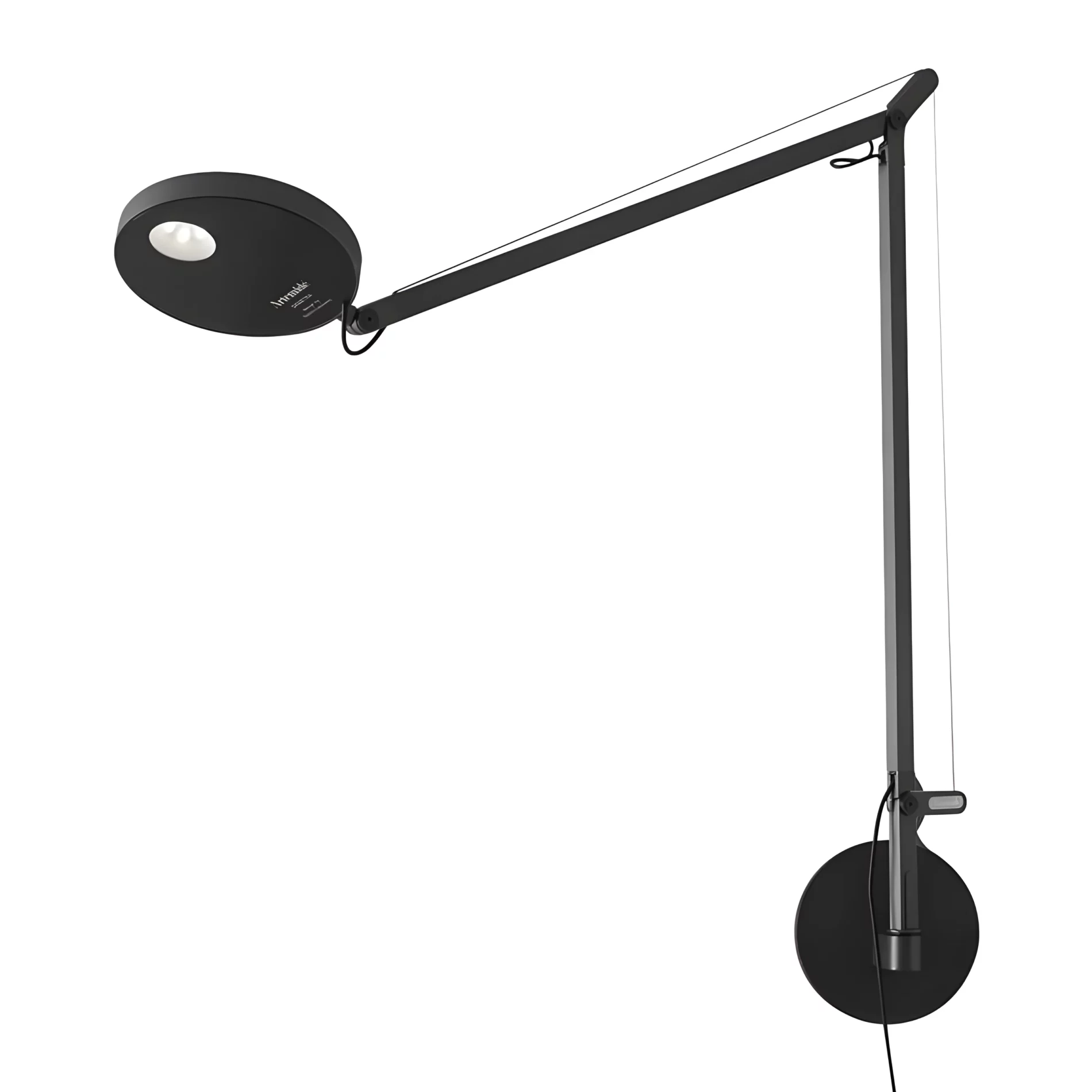 Regulowany kinkiet LED Demetra Professional Parete w kolorze antracytowym