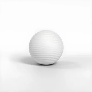 Klosz do lampy Tacoma wykonany z mlecznego, ryflowanego szkła