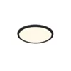 Czarna lampa sufitowa Oja 29 do łazienki z oświetleniem LED, IP54, barwa 3000K/4000K