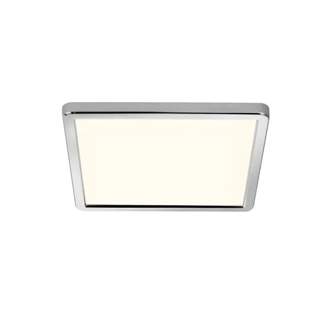 Kwadratowy plafon Oja Square o wymiarze 29 cm, klasie szczelności IP54 oraz temperaturze barwowej 3000K/4000K