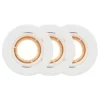 Zestaw 3 okrągłych, białych oczek sufitowych Carina z funkcją smart light