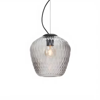 Wisząca lampa Blown M z kloszem ze szkła