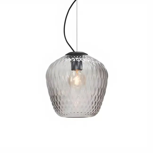 Wisząca lampa Blown M z kloszem ze szkła