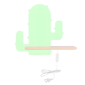 Kinkiet Cactus – oświetlenie z wbudowaną półką