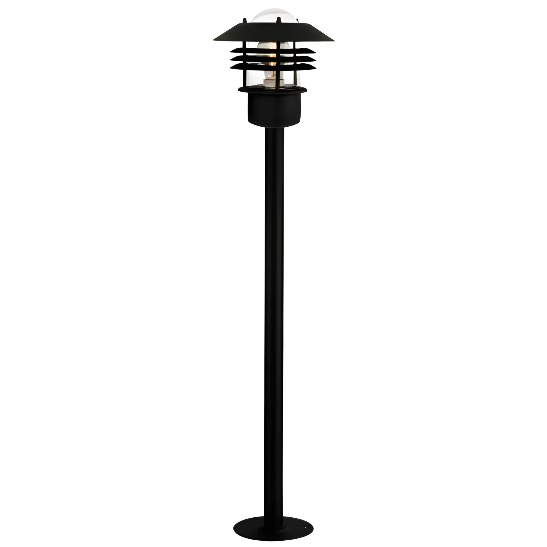 Czarny słupek ogrodowy Vejers – lampa stojąca