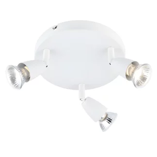 Lampa sufitowa Amalfi z białymi reflektorami