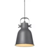 Czarna, industrialna lampa wisząca Adrian od Nordlux