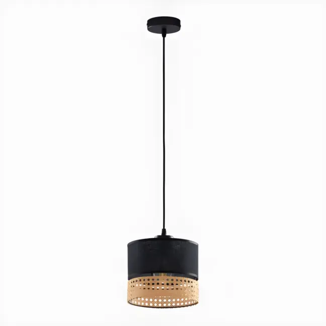 Czarna lampa wisząca Paglia S