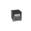 Ścienna lampa Step – LED, IP44, kolor grafitowy