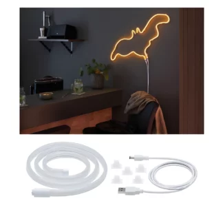 Pomarańczowy wąż LED Neon Colorflex USB o długości 1 m