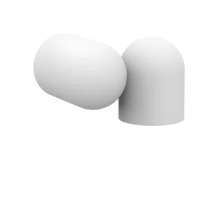 Biały kinkiet Ios z możliwością regulacji klosza