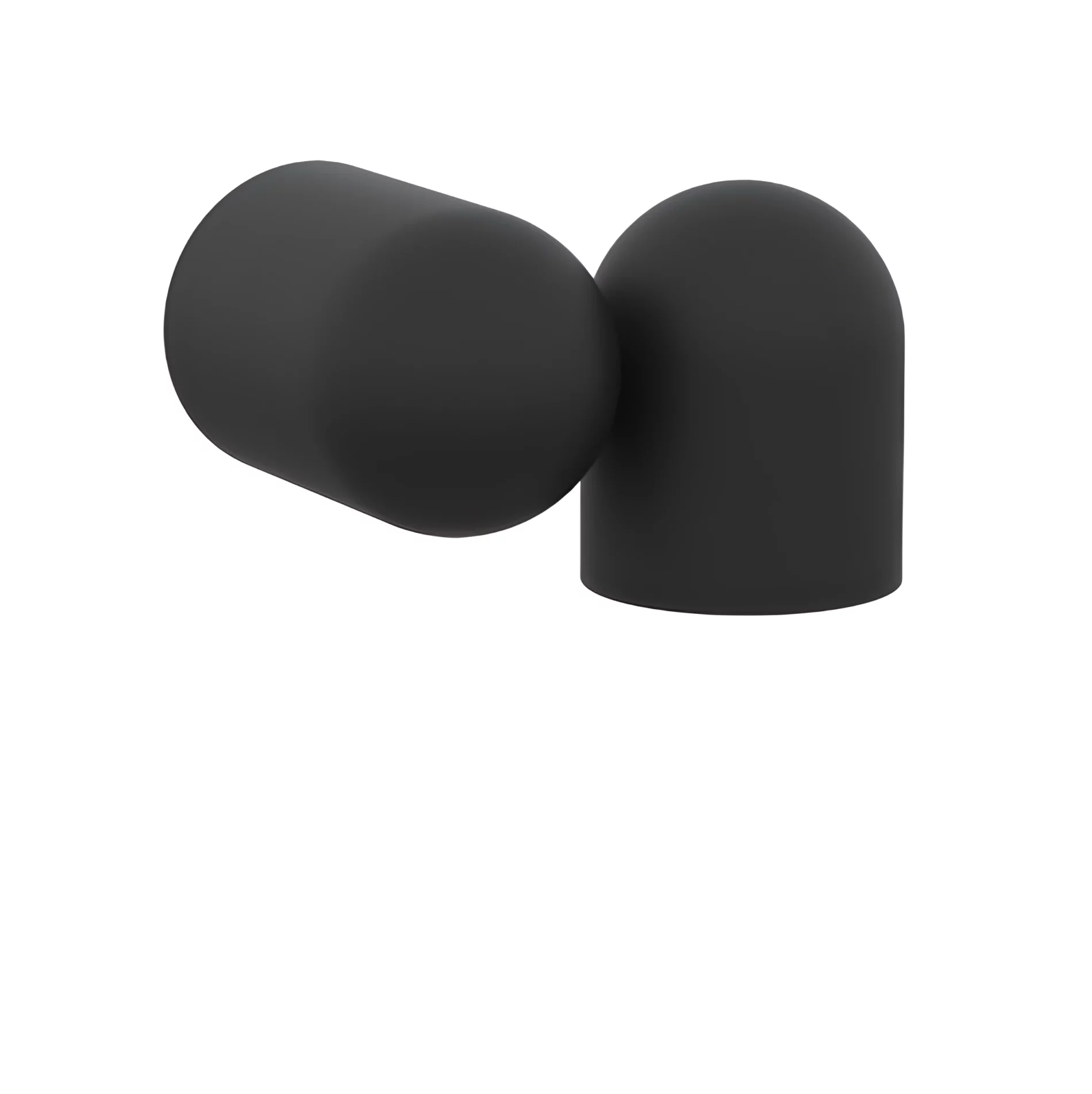 Nowoczesny czarny kinkiet Ios z regulowanym kloszem