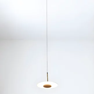 Nowoczesna wisząca lampa Orion z czarnym kloszem i oświetleniem LED