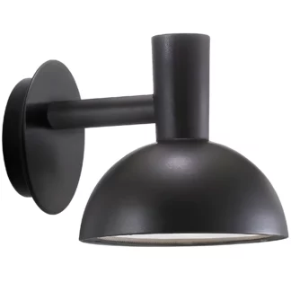 Czarny metalowy kinkiet Arki od Nordlux o klasie szczelności IP54