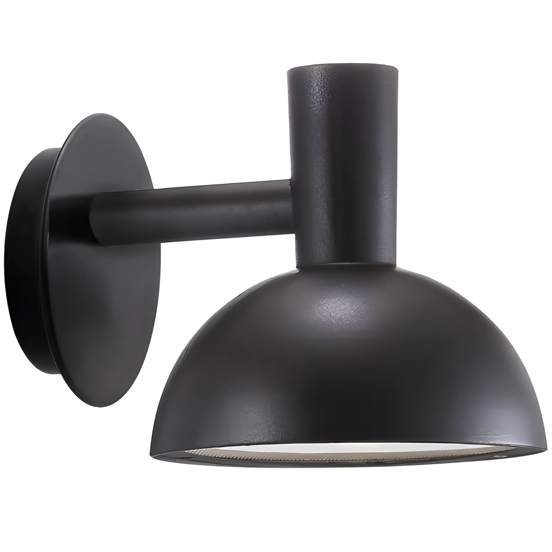 Czarny metalowy kinkiet Arki od Nordlux o klasie szczelności IP54