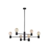 Czarna lampa wisząca Radius VI
