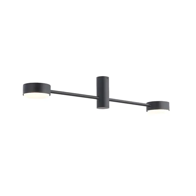 Nowoczesna czarna lampa sufitowa Orbit II